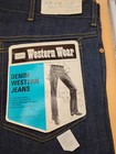 Pair Of Rare Vintage Nos  Sears Roebucks Western Wear Men s Blue Jeans 40 X 32