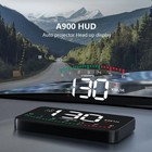 3 5  Car Head Up Display Obd2 Ii Hud Speedometer Mph Km h Speed Warning Rpm Volt