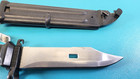 Vintage Russian Black Bayonet Knife   Scabbard Matching   s