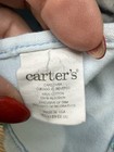 2x Carters Vintage Blue Cars Trucks Helicopters Vehicle Baby Receiving Blanket