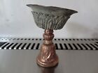 Antique Mongolian Tibetan  Buddhist Copper Ornate Butter Burner Lamp