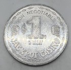 Jackpot Casino  1 Ncv Slot Gaming Token Las Vegas Nevada 1971-1977 39mm Aluminum