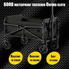 Collapsible Folding Wagon Cart Heavy Duty Outdoor Camping Garden Beach Mini Usa