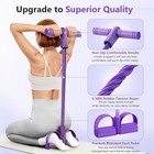 Foot Leg Pedal Resistance Band Body Stretch Pull Puller Rope Home Yoga Exercise