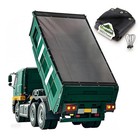  7  X 18  Dump Trailer Tarp  18oz  Heavy Duty Dump Truck Mesh Tarp With 