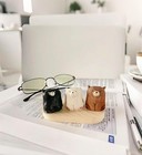 4pcs Handmade Wooden Bear Figurines 1 4  Polar Brown Black Bears Home Decor