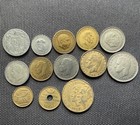 Spain          Lot Of 13  World Foreign Coins