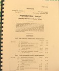 1943 Harley-davidson Motorcycle Solo  Wla  Manual   9-879 -208 Pages Illustrated