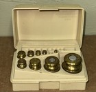 Ohaus Sto-a-weigh Brass 1g-200g Metric Weight Calibration Set In Box Missing One