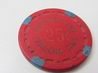 Lot Of 3 Normandie Club  0 25 Casino Poker Chips - Gardena Ca - 1950s 1960s  kr