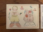  2  Vintage  michel And Company   baby baby Doll clothing  Greeting Card Lot