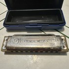 M Hohner Blues Harp Harmonica Made In Germany Original Box