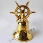 Lot Of 10 Nautical Marine Brass Wheel Ship Bell wall Hanging Door Bell Home Deco