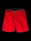 Birdwell Beach Britches Board Men s Short Swim Trunks Lifeward Red Usa Vintage