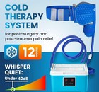 Cold Therapy System 9 Qt Tank W  Large Shoulder Pad For Post-surgery Care Usa
