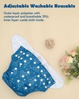 Alvababy Baby Cloth Diapers 6 Pack With 12 Inserts Cloth Diaper Covers Adjustabl