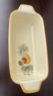 Vintage  retro Mushroom Loaf Pan los Angeles Potteries With Handlesmcm 10   x5   x3   