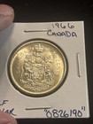 1966 Canada 50 Cents Canadian Silver Half Dollar    0826190    50c