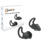 Ear Plugs For Noise Reduction  Reusable Silicone Anti-noise Earplugs For Black