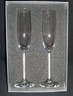 Lenox Jubilee Toasting Flutes W full Lead Crystal Jewels Inside Stems Nib    