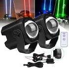 2pcs Whipless Laser Rgb Led Whip Light Antenna Remote For Atv Utv Can Am Polaris
