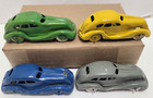 Rare Vintage Pre-war Japan Tin Car Set