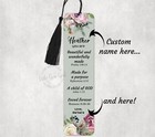 Custom Name Bible Verse Bookmark Aluminum Metal Personalized Christian Book Gift