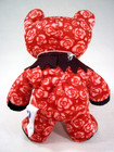 Beauty Grateful Dead Bean Bear Cubs Rose Red Plush Liquid Blue 2000 Vintage