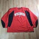 Vtg Wisconsin Badgers Windbreaker Jacket Mens Xl Embroided College Ncaa Y2k