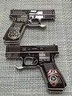 Suffolk County Police Scpd Glock 9mm Shape Bottle Opener Challenge Coin New York