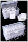 12 Pcs Professional Stamp Display Slab Collection Protection Box Holder Storage