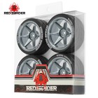 1 10 On Road Rc Car Aluminium Wheels Rims Tires For Yokomo Mst Hsp D4 Hpi Tamiya