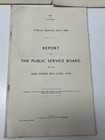 Vintage Report Lot Public Service Board 1950s Victoria Melbourne Government