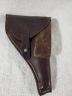 Wwii German P08 Luger Leather Holster Inscribed Veteran Bring-back Austria 1945
