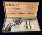 Vintage Nichols Ranch Stallion 45 Mark Ii Six Shooter Cap Gun Unused In Box
