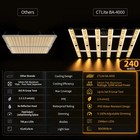 5000w Spider Plant Light Commercial Grade Led Full Spectrum Hydroponic Grow Lamp