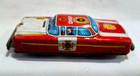Vintage 1960 s Nomura Toys Tin Litho Fire Chief Friction Car 3 5  Japan Tc-233
