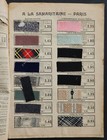 1904 Antique French Fashion Smartaine Catalog W Fabric Samples Men Women Kids