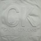 Calvin Klein Jeans T-shirt Youth Boy M 10 12 White Logo    20412