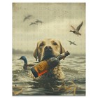 Yellow Labrador Art Print 11x14 Vintage Duck Hunting Dog Photograph Artwork Gift