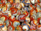 Large Lot 65 D a s  Fire Cracker Contract Marbles  Made 6-30-2022   70