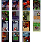 1992-1994 Marvel Spider-man Trading Card 15 Card Lot Fleer Masterpieces Universe