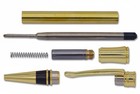 Diy Gold Officer Twist Pen Kits Woodturning Pen Kit Pen Turning Pen Making Bp173