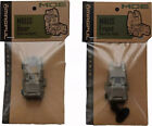 Gen Ii Flip Up Sights Front   Rear Brown Polymer 20mm Picatinny Mount Us Stock