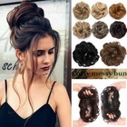 Real Soft Curly Messy Bun Hair Piece Scrunchie 100  Natural Hair Extensions Us