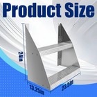 For Semi Truck New Commercial Aluminum 23 5  X 24  Wide Truck Frame Step