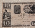  10 1856 The Mechanics Bank - Augusta Georgia Obsolete Note     