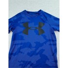 Under Armour Boys Size M Royal Blue Camo Performance Tee Short Sleeve
