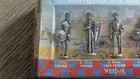 Vintage Westair Medieval Knights In Armour 5 Pc Miniature Pewter Figures England