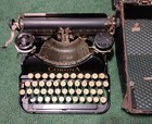 Antique 1920s Corona Four Portable No  4 Typewriter   Case W  Brush   as Is 